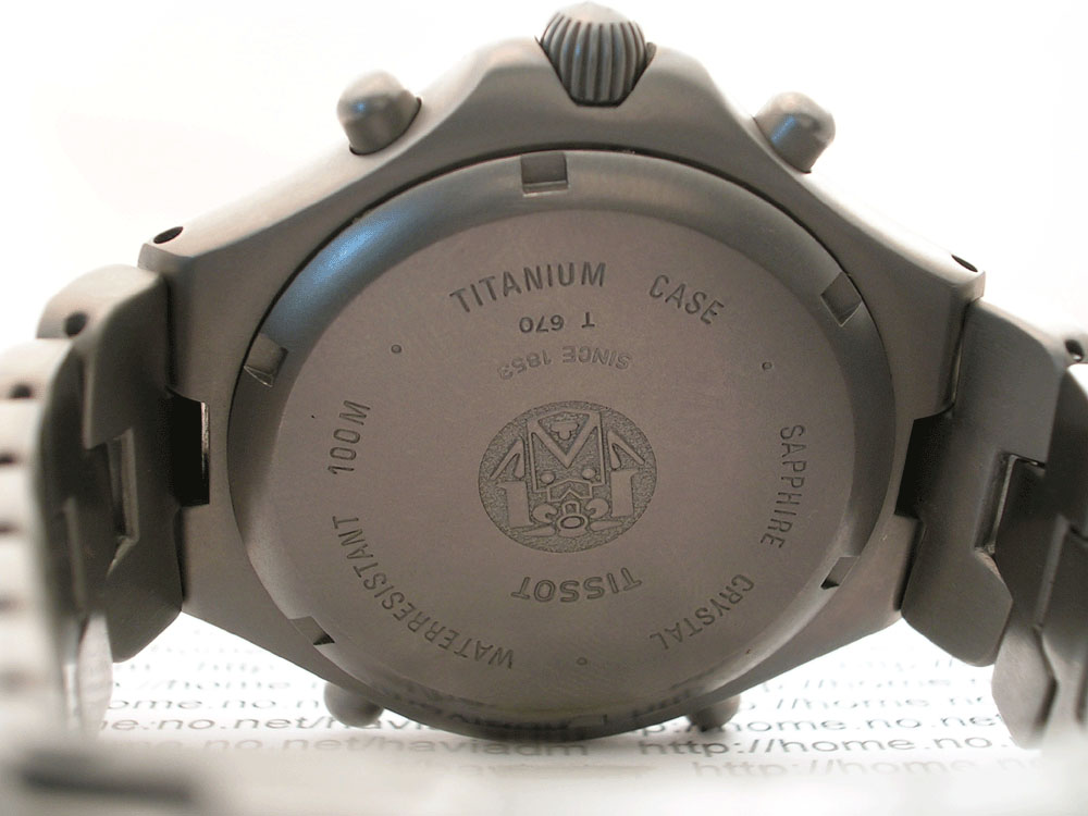 Tissot titanium t 670 manual